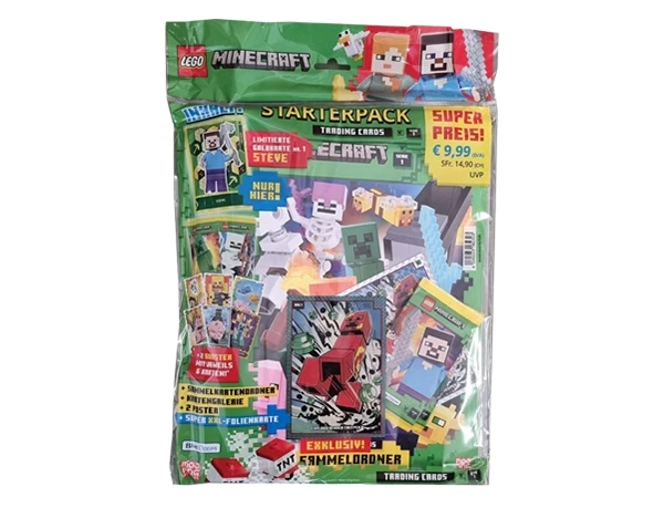 Blue Ocean LEGO Minecraft Trading Cards Serie 1 – 1x Starterpack