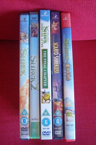 5 DVDs Shrek1&2,for Ever after Final Chapter,Scared Shrekless,the halls, +Figure - Picture 6 of 11