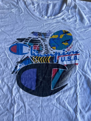 Vintage 90's Champion USA T-Shirt - Picture 2 of 3