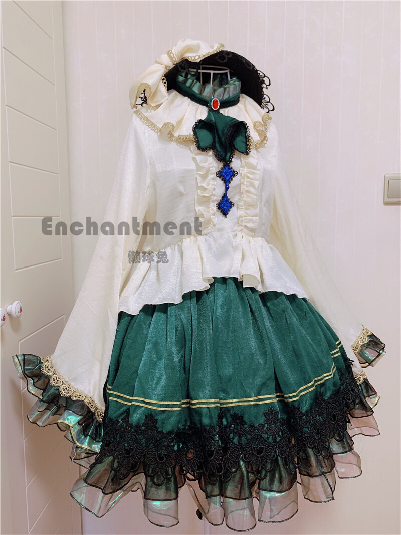 TouHou Project Komeiji Koishi Cosplay Disfraz Anime Doncella Vestido Mujeres Niña Conjunto