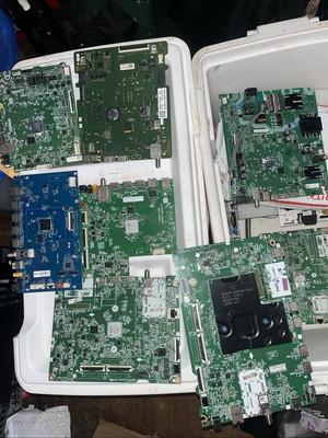 Large Lot Of Tv Motherboards 
