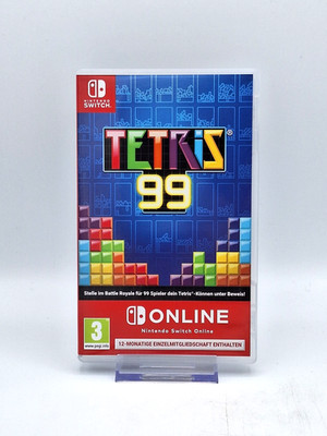 Tetris 99 inkl. 12 Monate Online Mitgliedschaft - Nintendo Switch - CiB - TOP