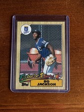 Topps 1987 Bo Jackson #170 Kansas City Royals Future Stars Baseball Card