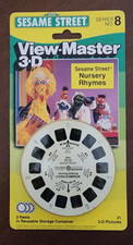 View-Master 3-D Sesame Street Nursery Rhymes - 3 Reels Year 1983