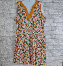 Lands End x Draper James Dress Large 14-16 Vacation Tropical Resort Beachy NEW