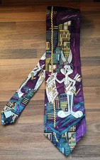 Looney Tunes - Bugs Bunny Necktie - Construction Architect Novelty Silk Tie