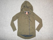 NIKE 684928 TECH FLEECE WOMENS XS DARK HEATHER GREEN HOODED JACKET