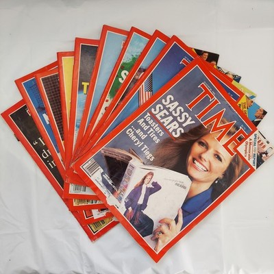 Time Magazine Lot Of 10 from 1984, Reagan, Olympics, Indira Gandhi, Vintage Ads
