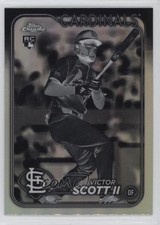 2024 Topps Chrome Update Negative Refractor Victor Scott II #USC48 10no