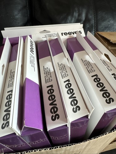 10 Packs X Reeves Oil Paint Complete Set 29 Piece Inc. Paint + Tools - Trade Lot - Picture 4 of 4