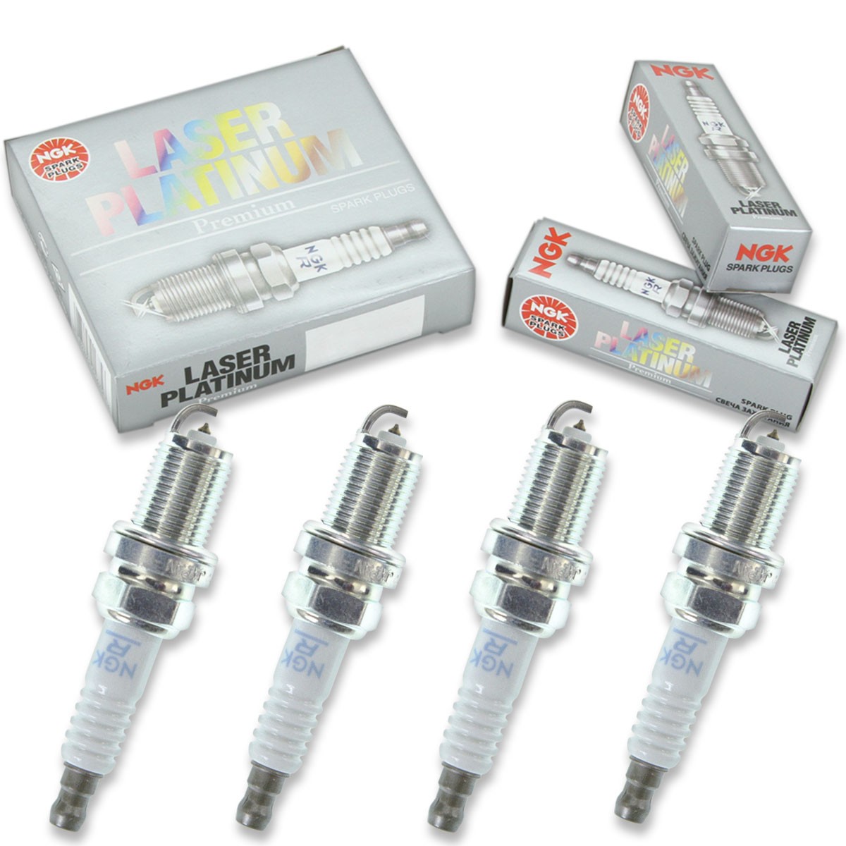 4 pc NGK 2761 PFR5G-13E Laser Platinum Spark Plugs for PK16TT KC11PYP IK16TT su