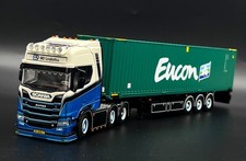 Scania R highline flex container trailer " BD Logistics " WSI truck models 1:50