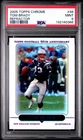 2005 Topps Chrome Tom Brady Refractor #46 Patriots PSA 9 MINT CENTERED