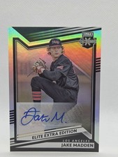 2022 Panini Elite Extra Edition Signatures Jake Madden Autograph