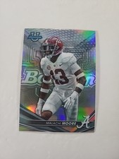 2022 Bowman's Best University Malachi Moore Refractor Card #28 2