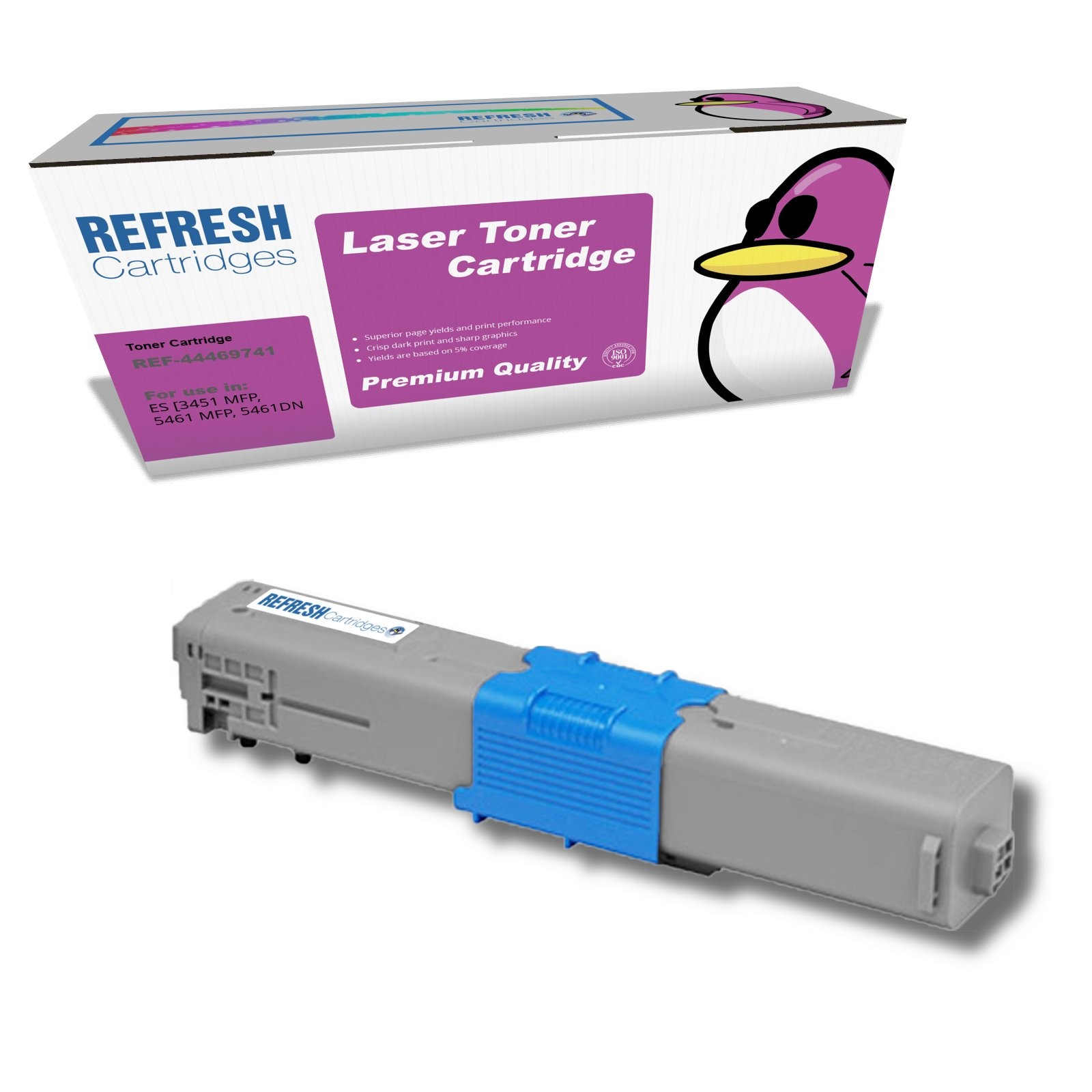 Refresh Cartridges Magenta 44469741 Toner Compatible With OKI Printers
