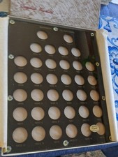 Capital Plastics Barber Quarters Coin Holder 1982-1904 8x10