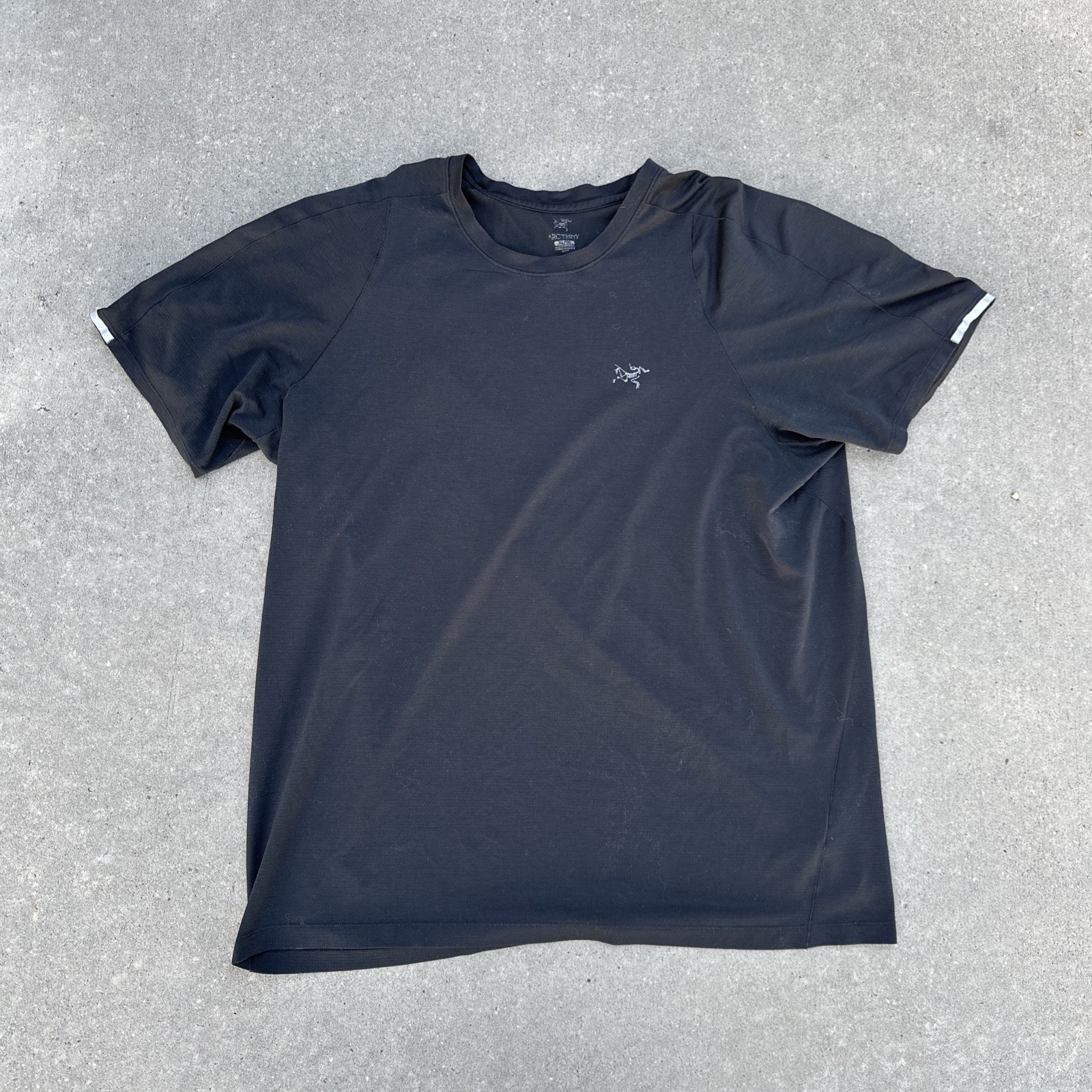 ARC'TERYX ArcTeryx Camicia Cormac Girocollo Activewear Manica Corta Nero Uomo XL