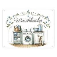 WaschküChe Metallschild In 15X20 Cm