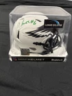 Devonta Smith Signed Philadelphia Eagles Lunar Speed Mini Helmet Beckett COA