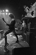 Guitarist Zal Cleminson Drummer Ted Mckenna And Alex Harvey 1974 OLD PHOTO