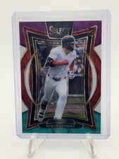 2025 Panini Select #75 Tri-Color Prizms Roman Anthony Boston Red Sox Rookie RC