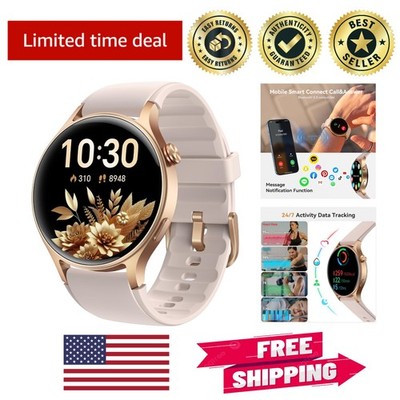 Elegant Smartwatch with 1.32'' AMOLED Display - Ideal Fitness Tracker for Women