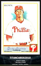 Domonic Brown 2011 Topps Allen & Ginter Portrait Philadelphia Phillies #324