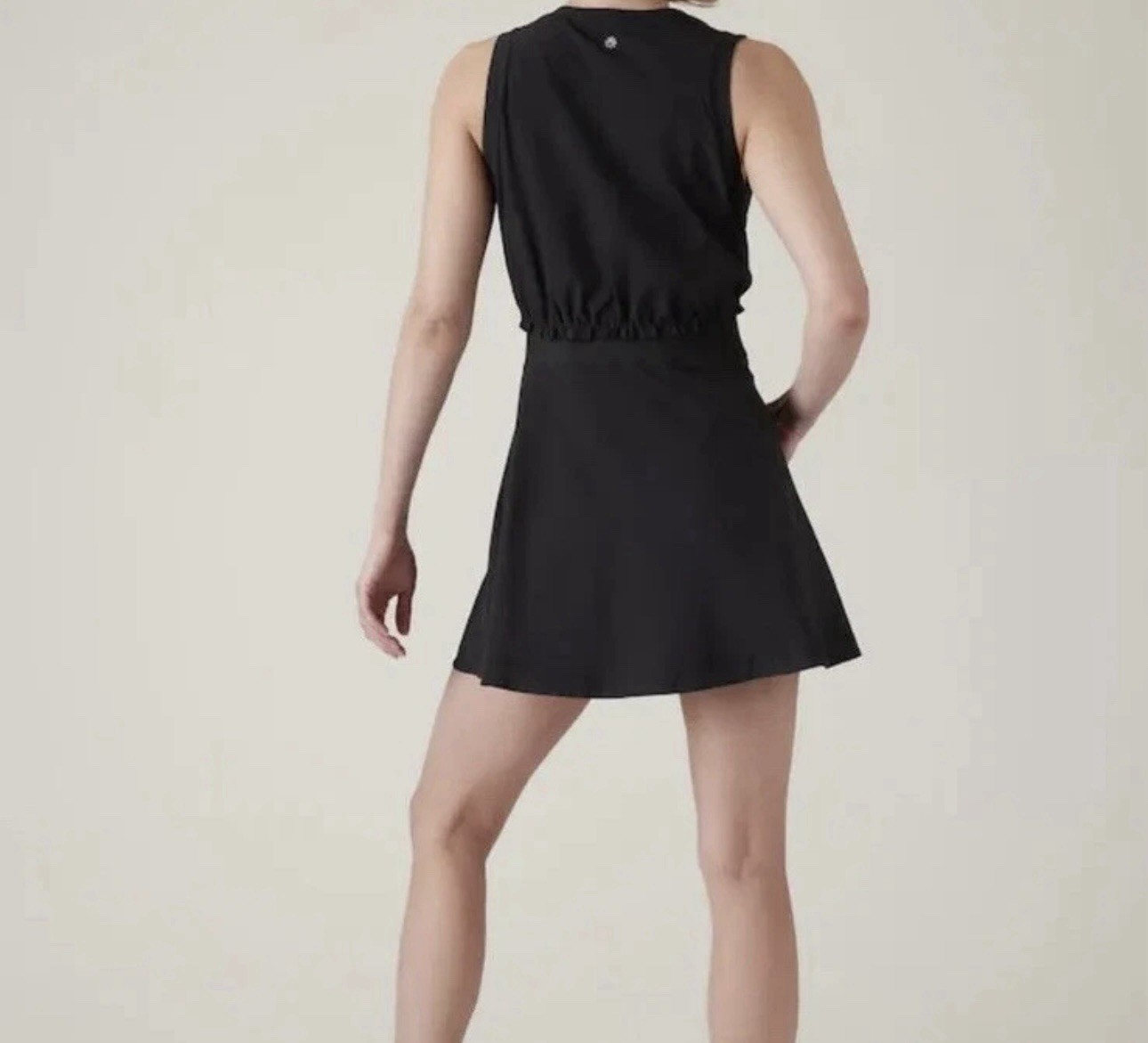 Athleta Venture Out Dress Women’s Size 16 Plus Black Sport Casual Travel Stretch