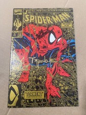 Spider-Man #1 Gold Variant Signed Stan Lee & Todd McFarlane Iconic Cover VF