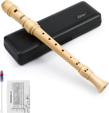 Soprano Beginners Recorder Baroque Fingering C Key Maple Descant Recorder Instru