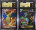 Pristine Japanese Charizard Ex 185/165 And Mega Charizard X Ex 094/080