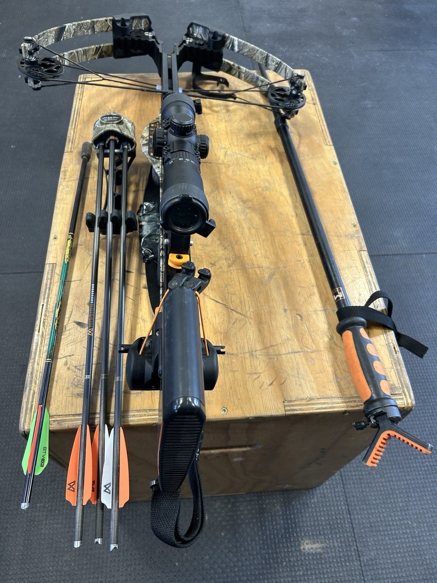 Mathews Mission MXB 400 Crossbow Camo Black Bow Hunting w/ Scope