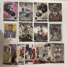 2021 Justin Fields RC lot of 16 origins variation prizm black pink king & more 