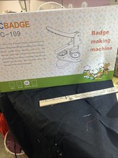 Badge Making Tool 3-in-1 Press Button Pin Maker 2.25" 100mm 2 1/4"