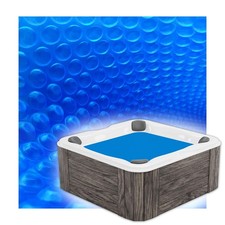 AllAreN Hot Tub Bubble Cover, 7x7 Foot Hot Tub Thermal Blanket Square Solar C...