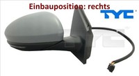 TYC 328-0269 AußEnspiegel Rechts Spiegel AußEn FüR Renault