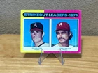 1975 NOLAN RYAN / STEVE CARLTON TOPP VINTAGE BASBEALL CARD #312