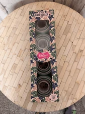 The Vintage Cosmetic Company 16-Piece Hair Roller Set Rollers (4 XL, 4 Large, 4