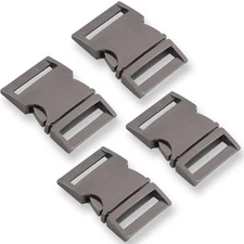 Metal Buckles Dual Side Quick Release Locking Zinc Alloy 3/4 Inch 20mm ID