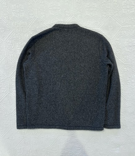 Smartwool Men's Size XL Hudson Trail Fleece Crew Neck Sweater Gray Wool Blend - Picture 5 of 5
