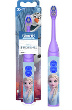 Oral-B Kids Battery Electric Toothbrush Disney Frozen Soft Bristles Ages 3 New