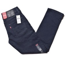 Levis Jeans 502 Taper Mens 29 X 30 Super Dark Blue Stretch Casual Streetwear NWT