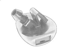 Scheibenreinigung - Waschwasserdüse OE PEUGEOT 6438AV 206 Schrägheck 2 1999-2