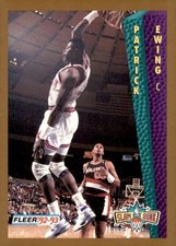 1992-93 Fleer #291 Patrick Ewing New York Knicks HOF NrMt