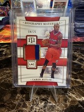 2021-22 Panini National Treasures - Biography Materials Caron Butler /25