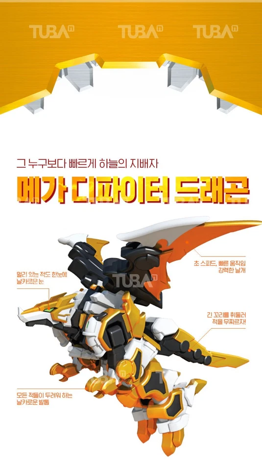 Dino Core EVOLUTION 2 MEGA D-FIGHTER DRAGON Transforming Robot Dinosaurs - Image 3 of 4