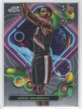 #170 2023-24 Topps Chrome Cosmic Kris Murray Rookie Portland Trail Blazers