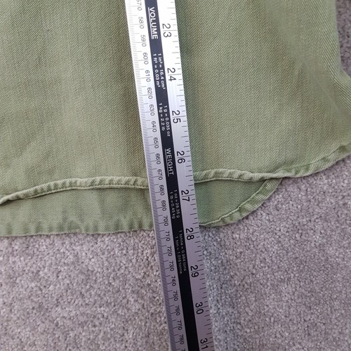 All Saints Mens Shirt Large Green Drobak Military Overshirt Utility Army Field - Picture 7 of 10