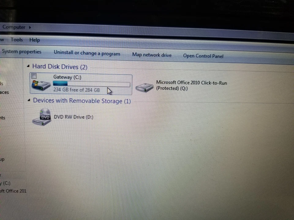 Portátil Gateway NV55C NV55C03U Intel Pentium P6100 2,0 GHz 4 GB de RAM genuino Win 7 Foto 3 de 4